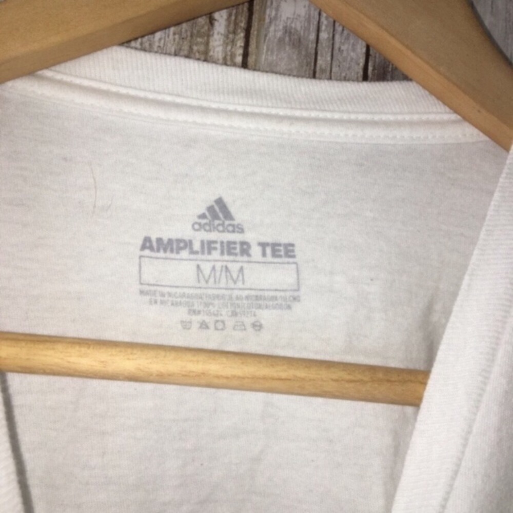 Adidas White Amplifier Tee - Picture 3 of 4